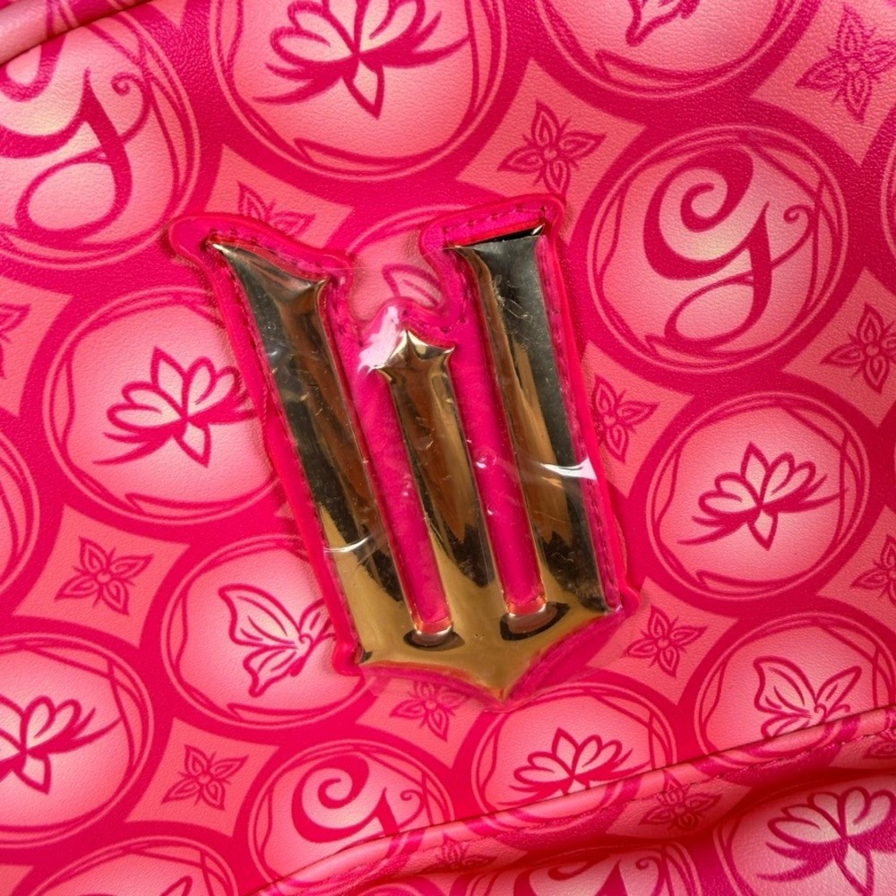 Universal Wicked Glinda Mini Backpack Pink Monogram Butterfly Charm Coin Purse - Picture 2 of 11